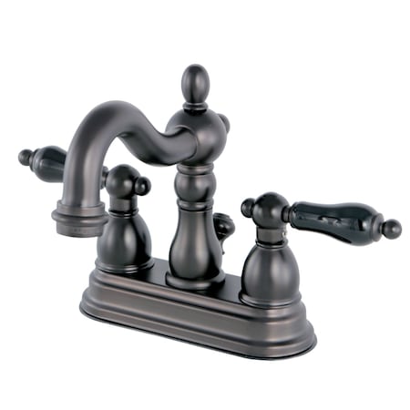 Kingston Brass KS1605PKL 4" Centerset Bathroom Faucet, Oil Rubbed Bronze KS1605PKL